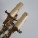Antique Pair of Louis XV Style Gilt Metal Wall Sconces