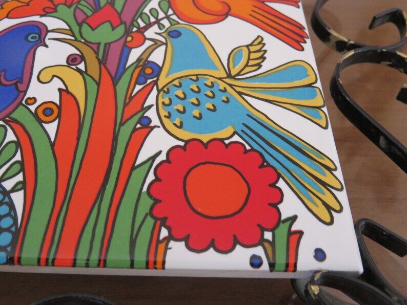 Underside " acapulco " villeroy & boch 70s