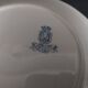 Pair of flat plates in Gien iron earthenware, Austerlitz decor