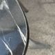 Black marbled formica chairs