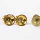 Trio of brass candle holders, vintage