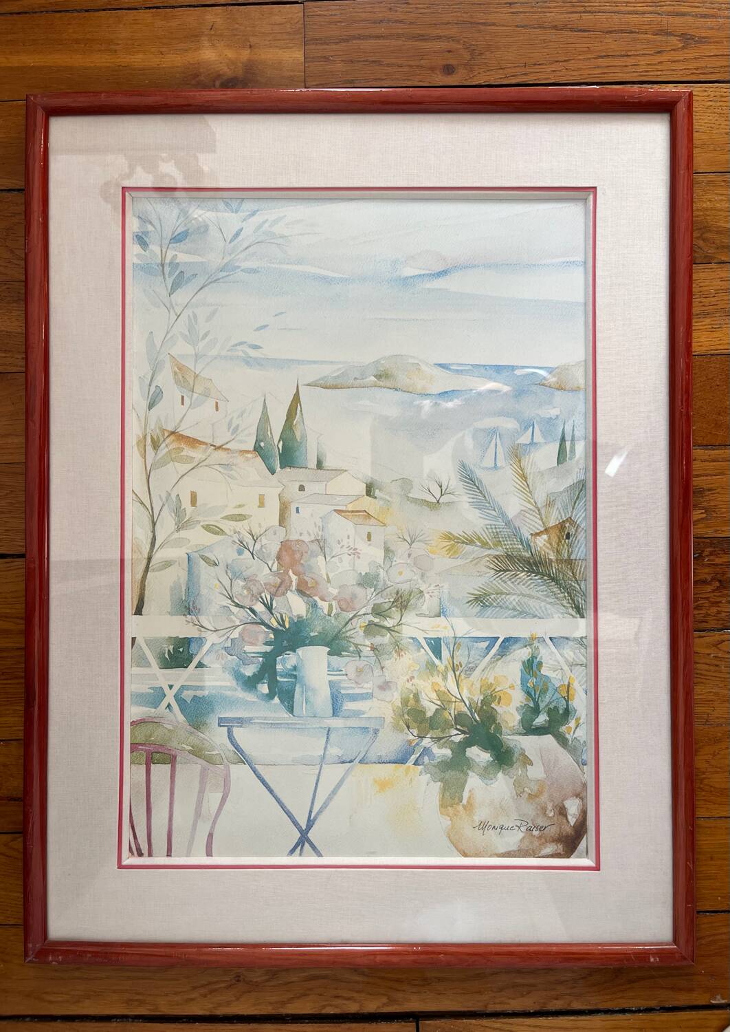 Painting: watercolor by Monique Raiser