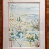 Painting: watercolor by Monique Raiser