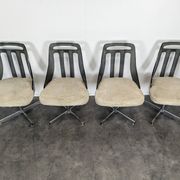 Set of 4 Space Age chairs by Brody