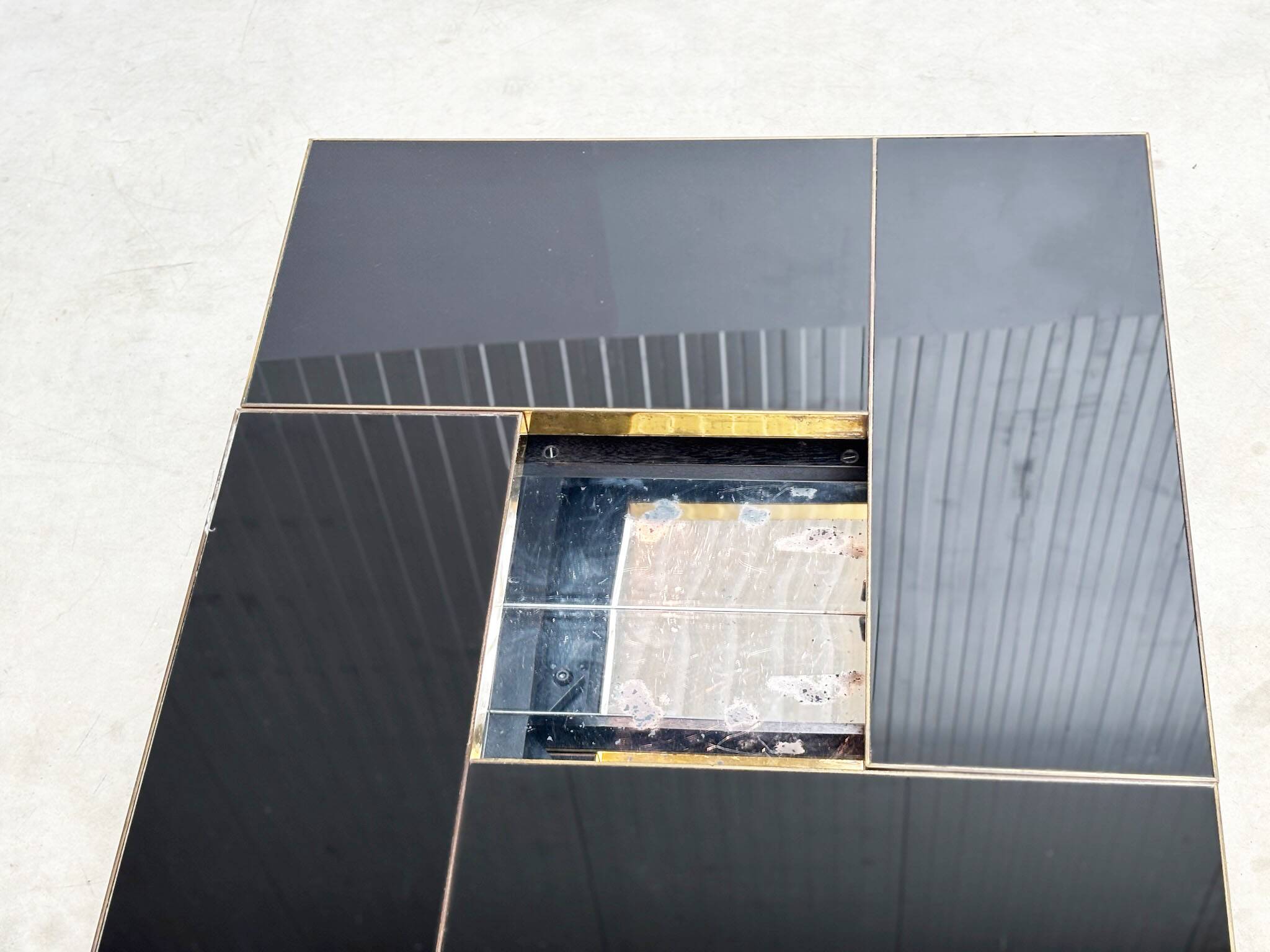 Belgo Chrom bar coffee table, 1970s