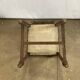 Pair of Henry II wooden and leather chairs