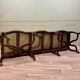 Bench Sofa In Cane Walnut From Regency Period XVIII Eme Century