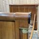 19th century Empire sleigh bed in cherry wood - Bedding: 1m82x98cm