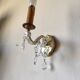 Venetian wall sconce, glass sconce, brass, pendants.