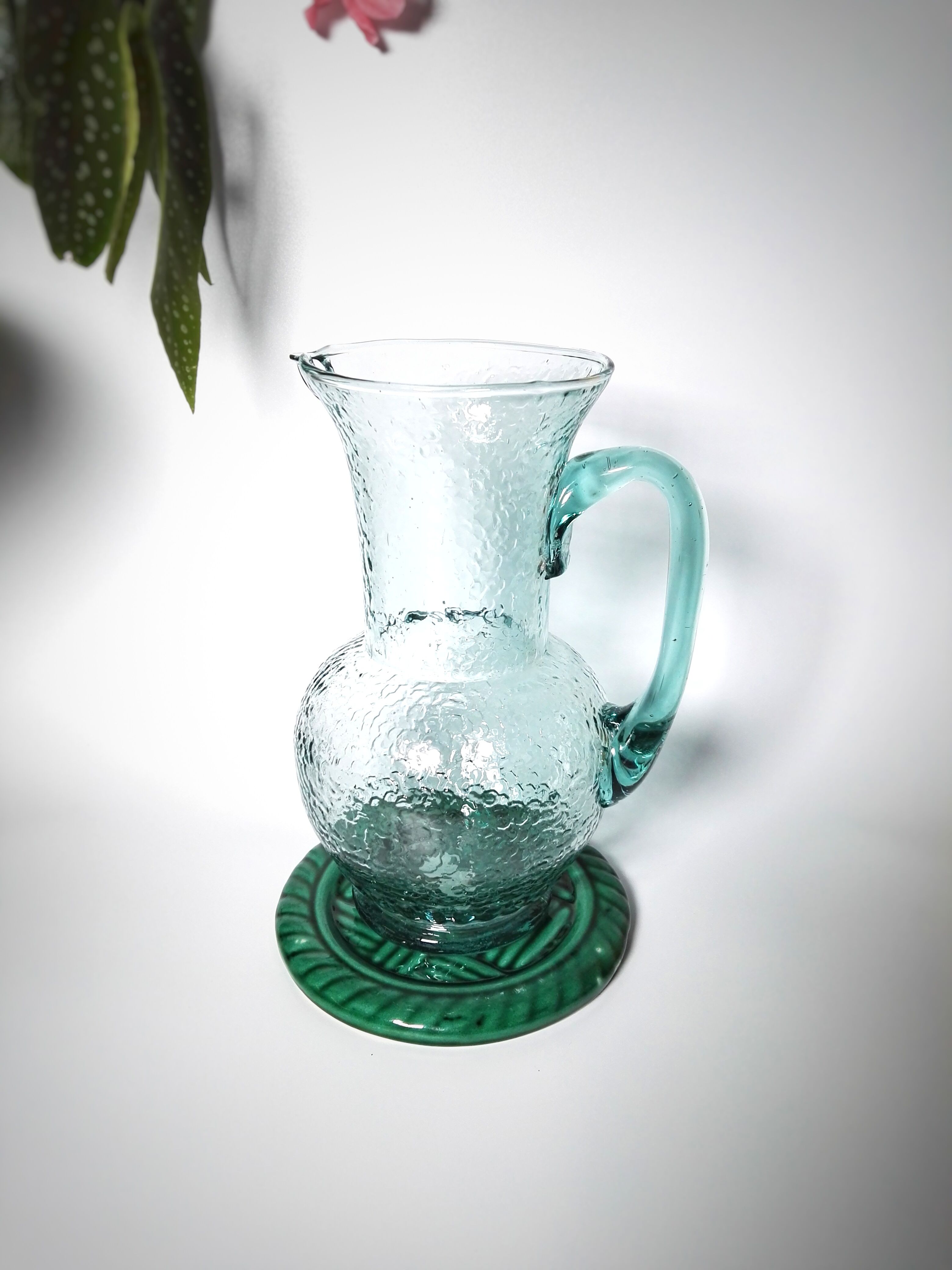 Vallauris carafe under glass