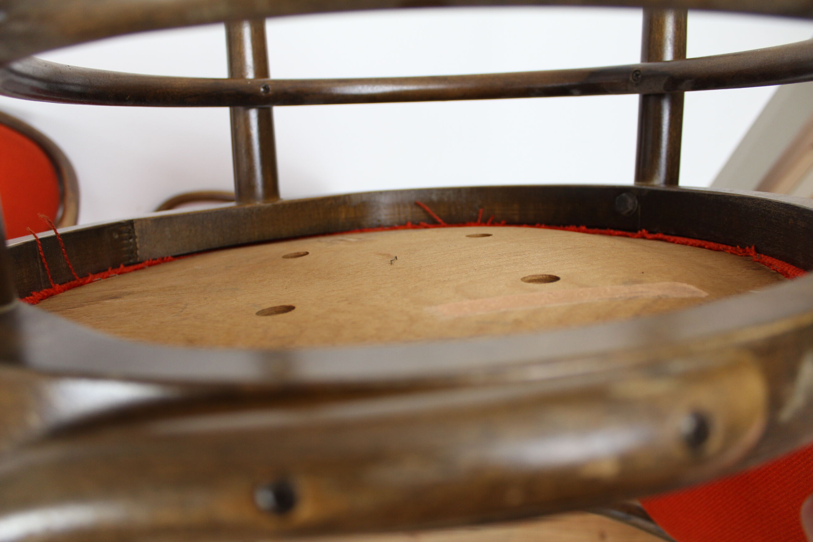 Chairs bistro curved wood called "Le Corbusier"