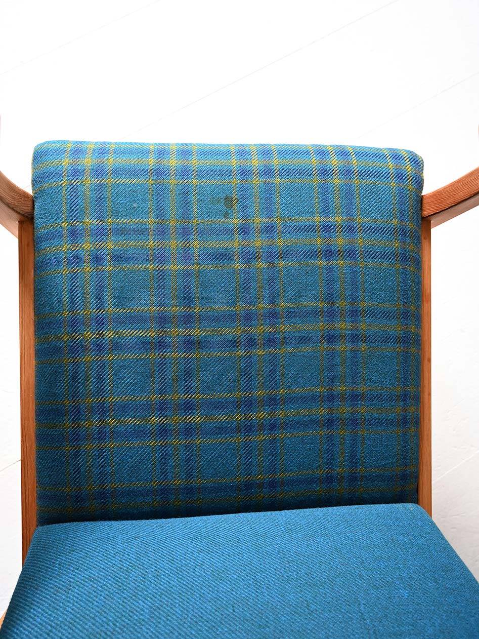 Pair of vintage Bruksbo armchairs, Norway