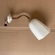 Antique Art Deco swan neck wall light