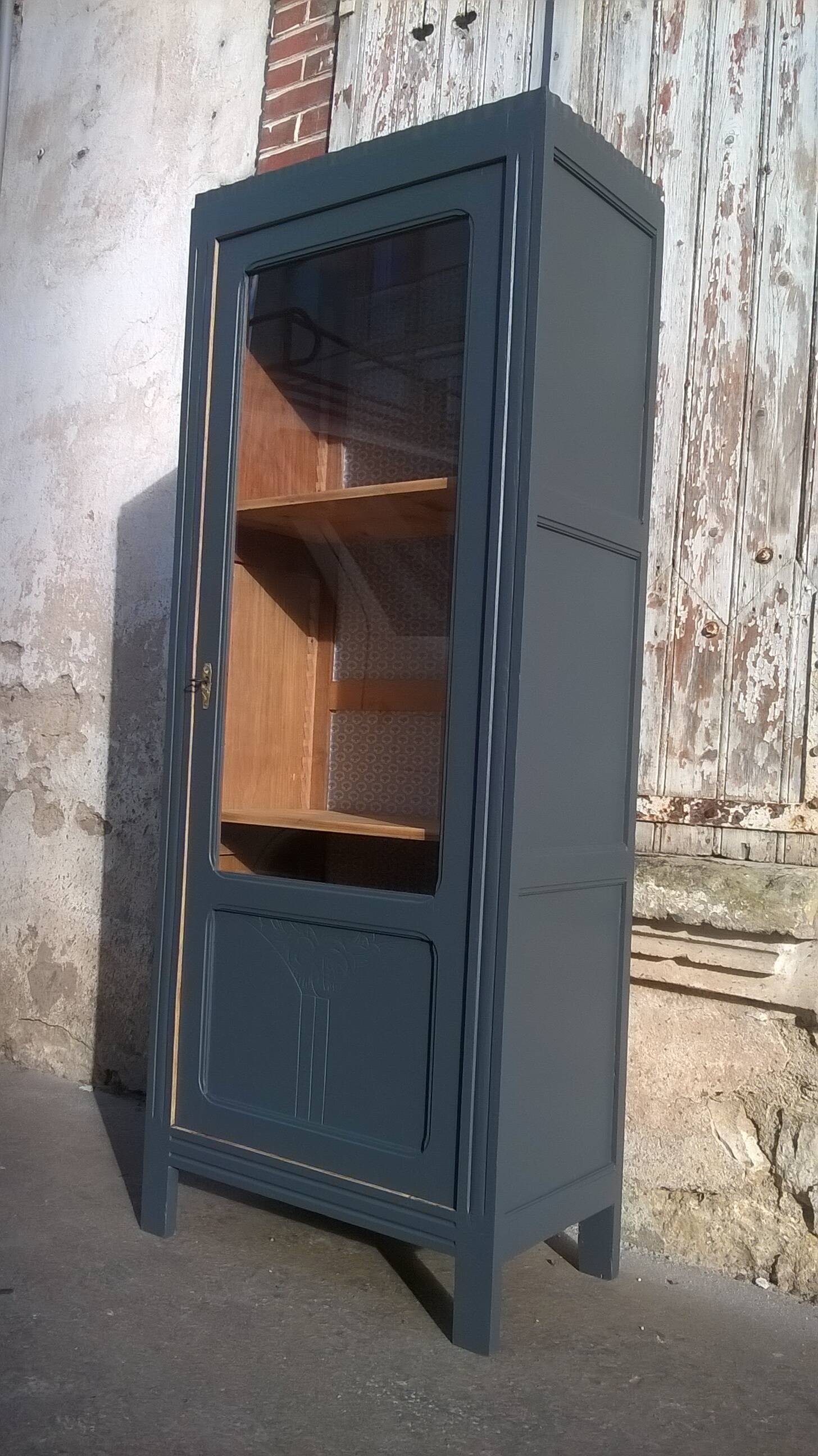 Parisian glass cabinet