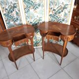 Pair of kidney table