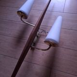 60's teak wall light from Maison Lunel