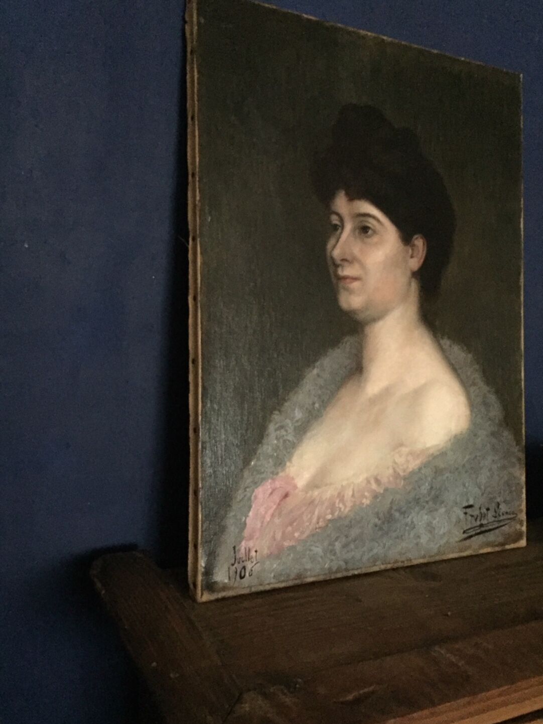 Portrait oil on canvas