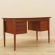 Bureau en teck avec tiroirs, Danemark, années 1970