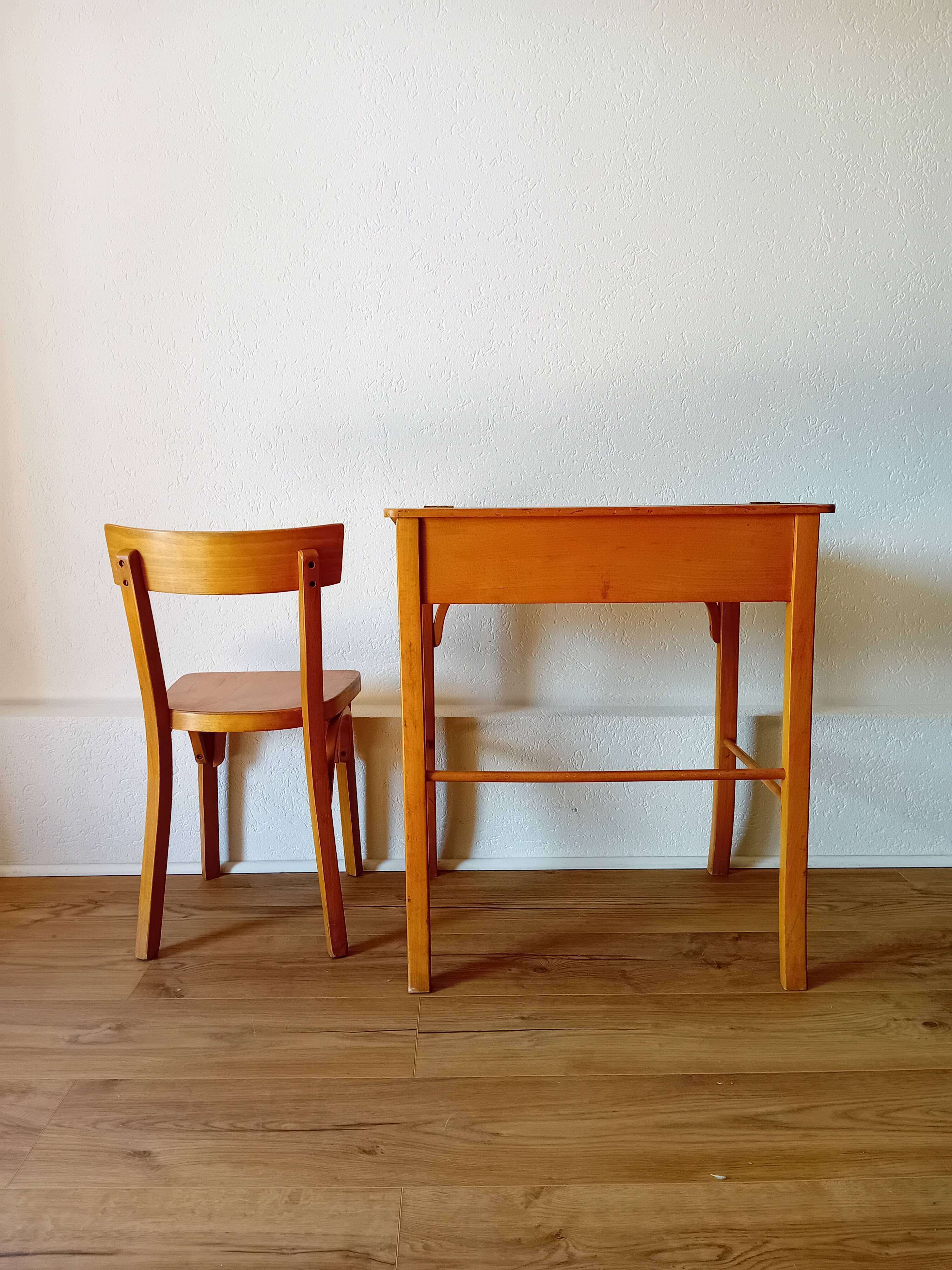 Baumann desk and chair set