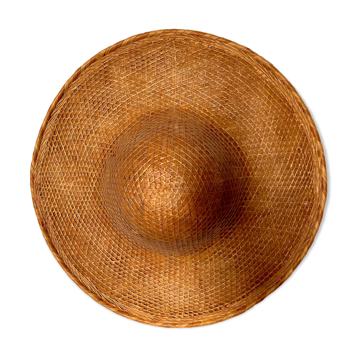 Decorating hat in caning