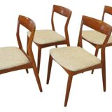 Set van 4 dens design R. Borregaard voor Viborg eetkamerstoelen