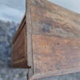 Antique Parisian sideboard with 2 doors and 2 drawers