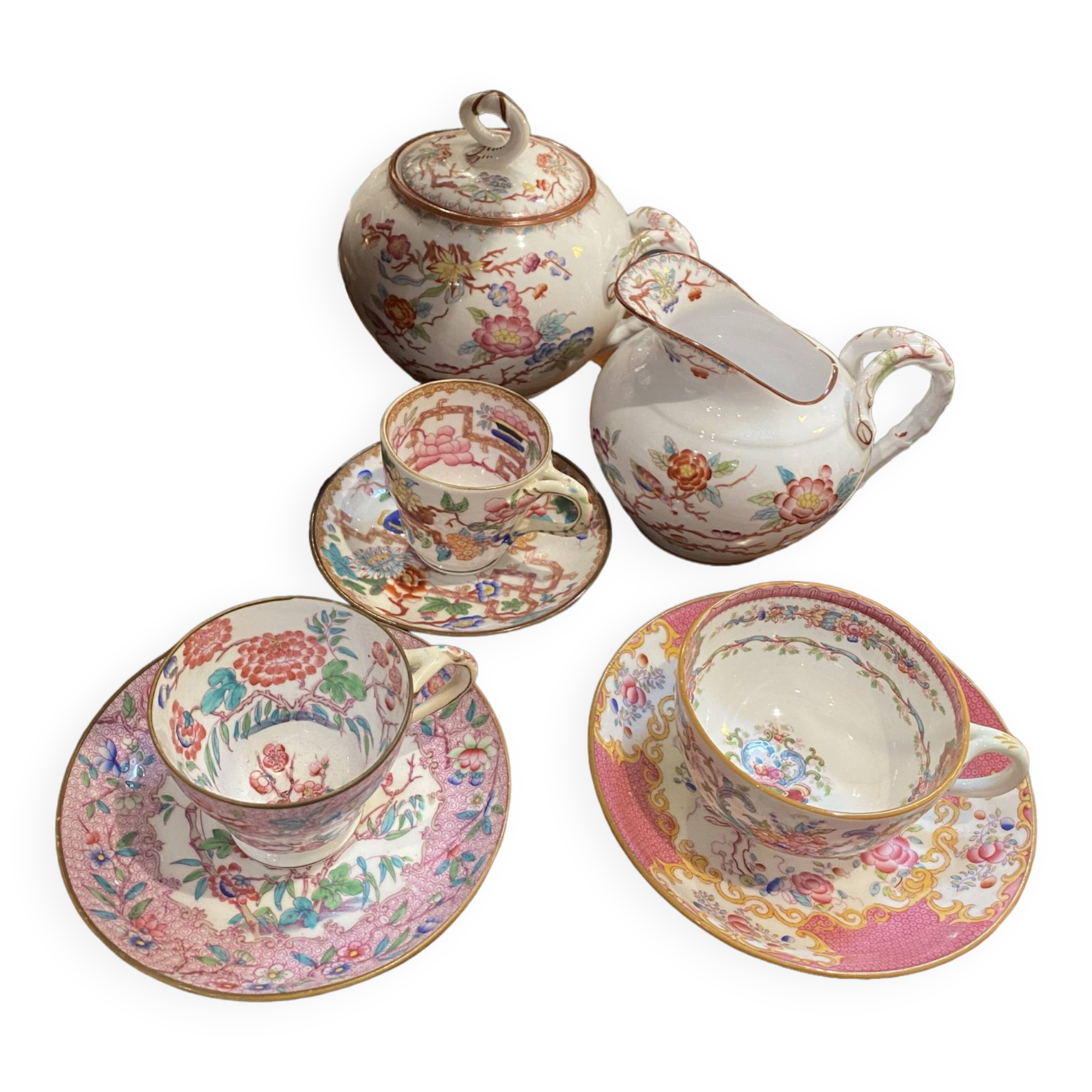 Minton English porcelain sugar bowl