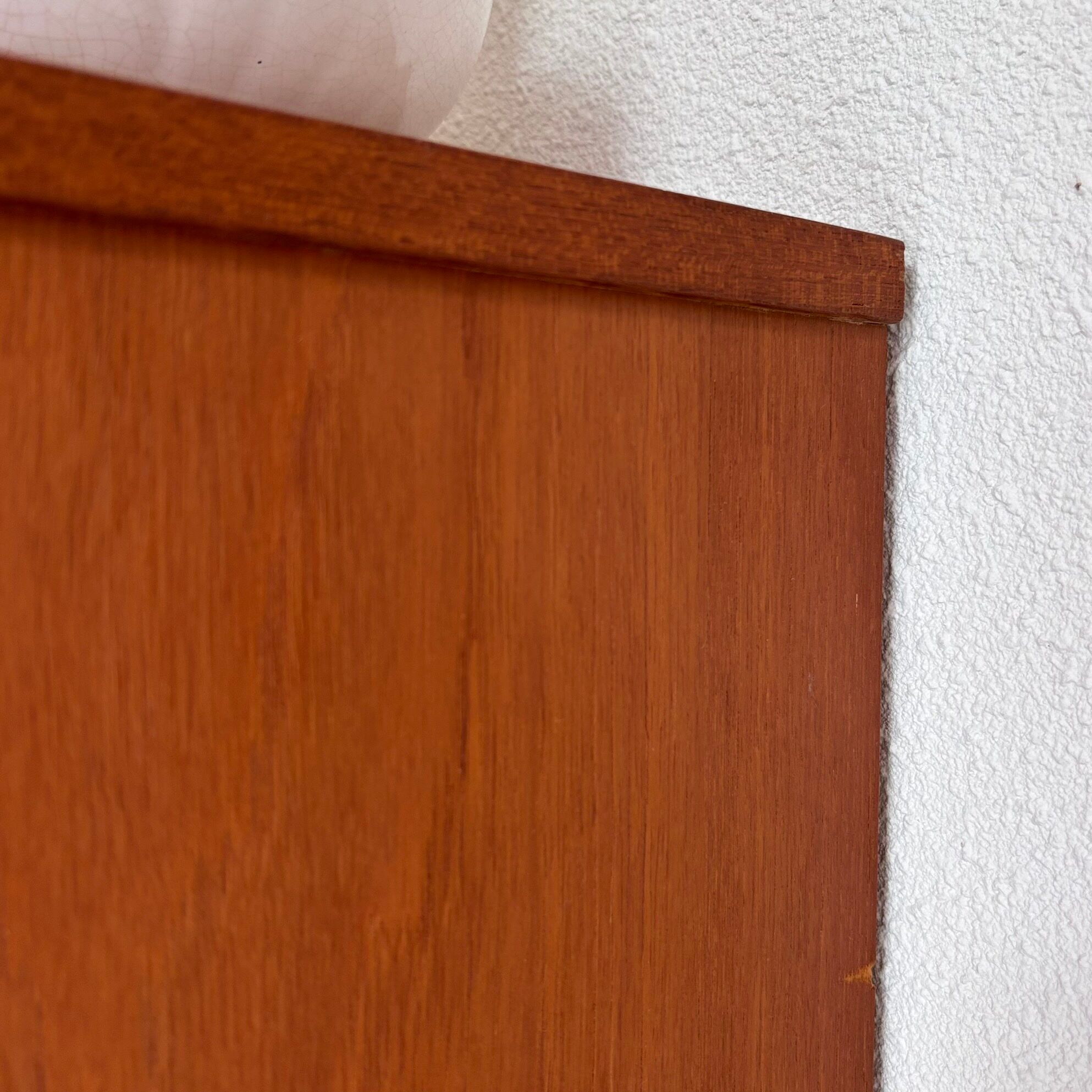 Vintage Danish tall boy - chest of drawers