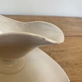 Creil and Montereau porcelain sauce boat