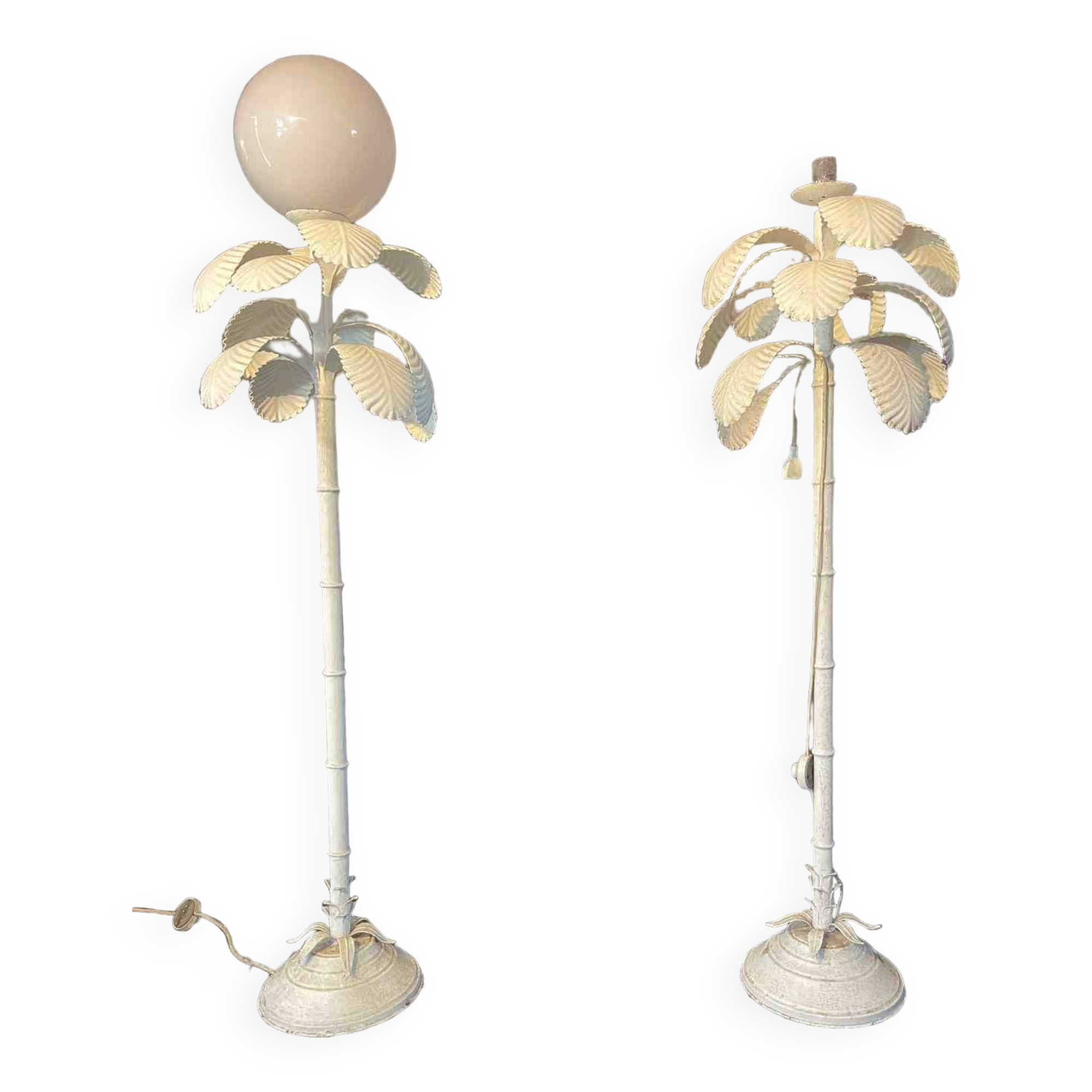 Pair of floor lamps
