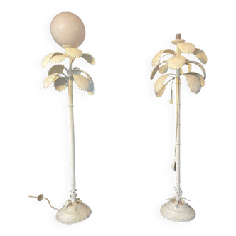 Pair of floor lamps