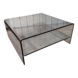 Glass coffee table