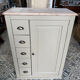 Beige sideboard with 5 drawers