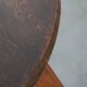 Antique English pinewood cricket table/side table from the late 18th century
