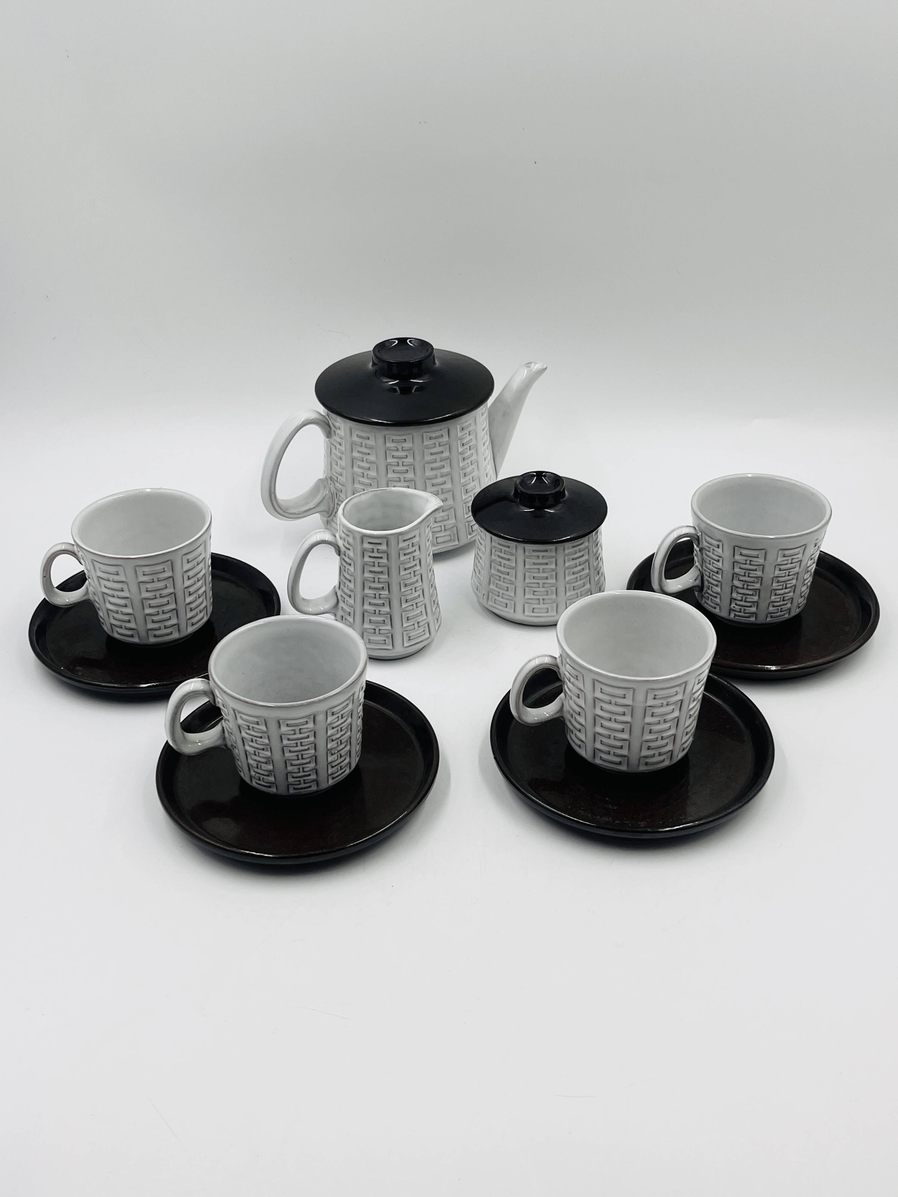 Ceramano Epsilon tea service by Karl Leutner
