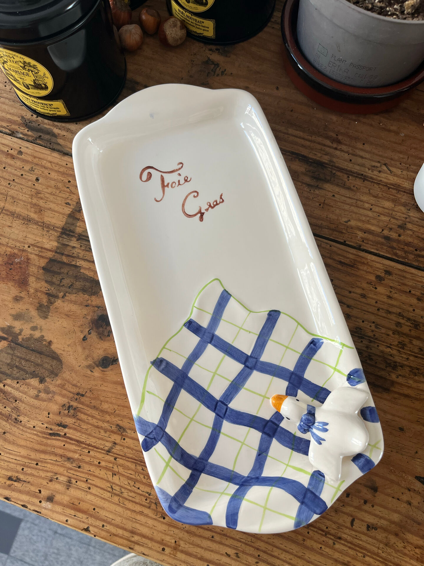 Plat à foie gras