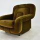 Pair of rare mid-century lounge armchairs, Italy, 1970s