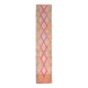 2x12 Rug For Kitchen Orange Herki Vintage Runner Rug, 73x369Cm