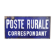 Email Plate Rural Post Email