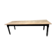 Table de ferme pieds tournés