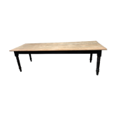 Table de ferme pieds tournés