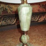Pretty Onyx and brass table lamp