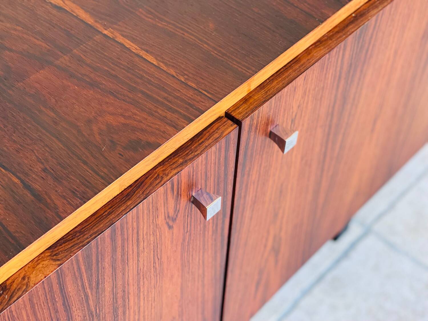Minimalist rosewood sideboard
