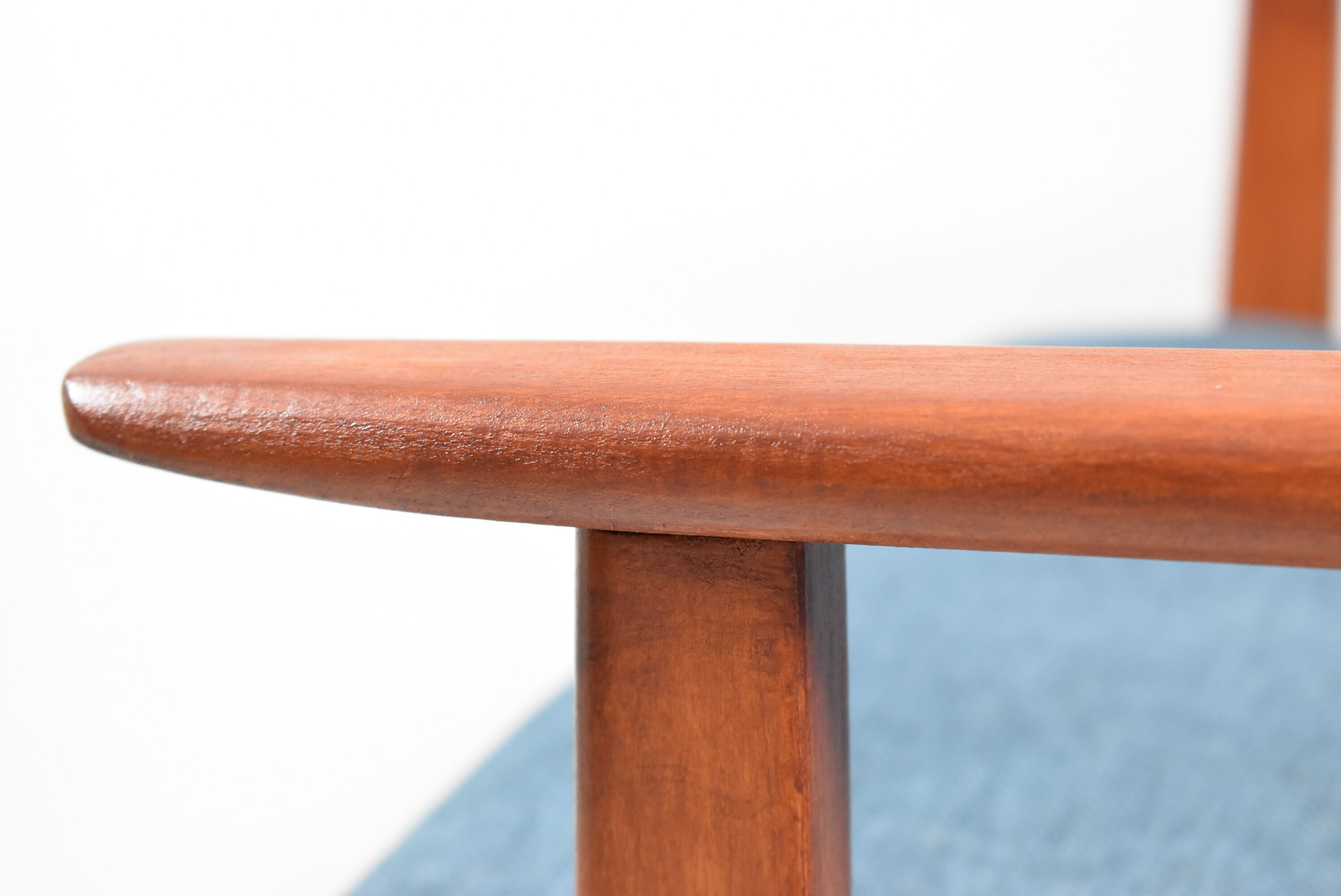 Original club armchair "Snieżnik" 1960s, blue