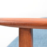 Fauteuil original « Snieżnik » années 1960, bleu