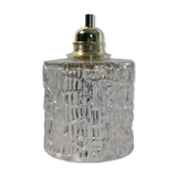 Vintage ball machine cylindrical clear glass