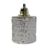 Vintage ball machine cylindrical clear glass