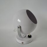 Eyeball space age white wall light from the 70s