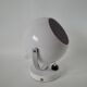 Eyeball space age white wall light from the 70s