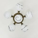Hillebrand Sputnik Ceiling lamp flush mount , 1970s